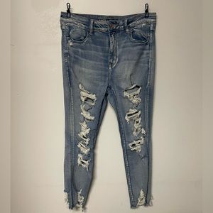American Eagle ripped jeans